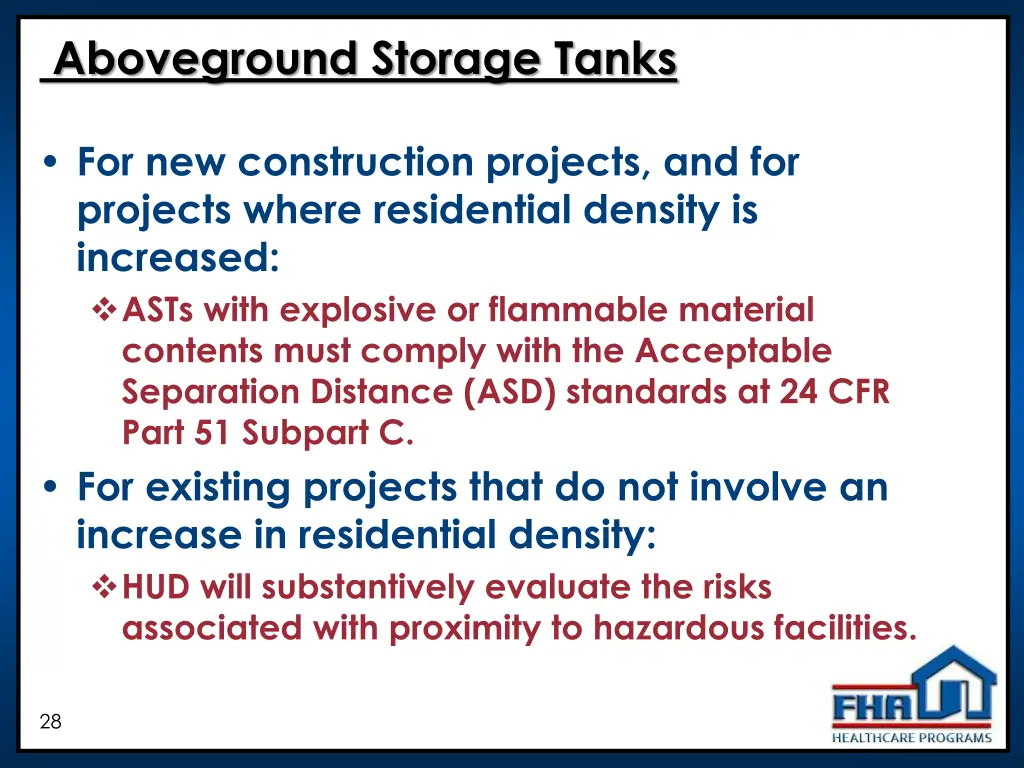 aboveground storage tanks