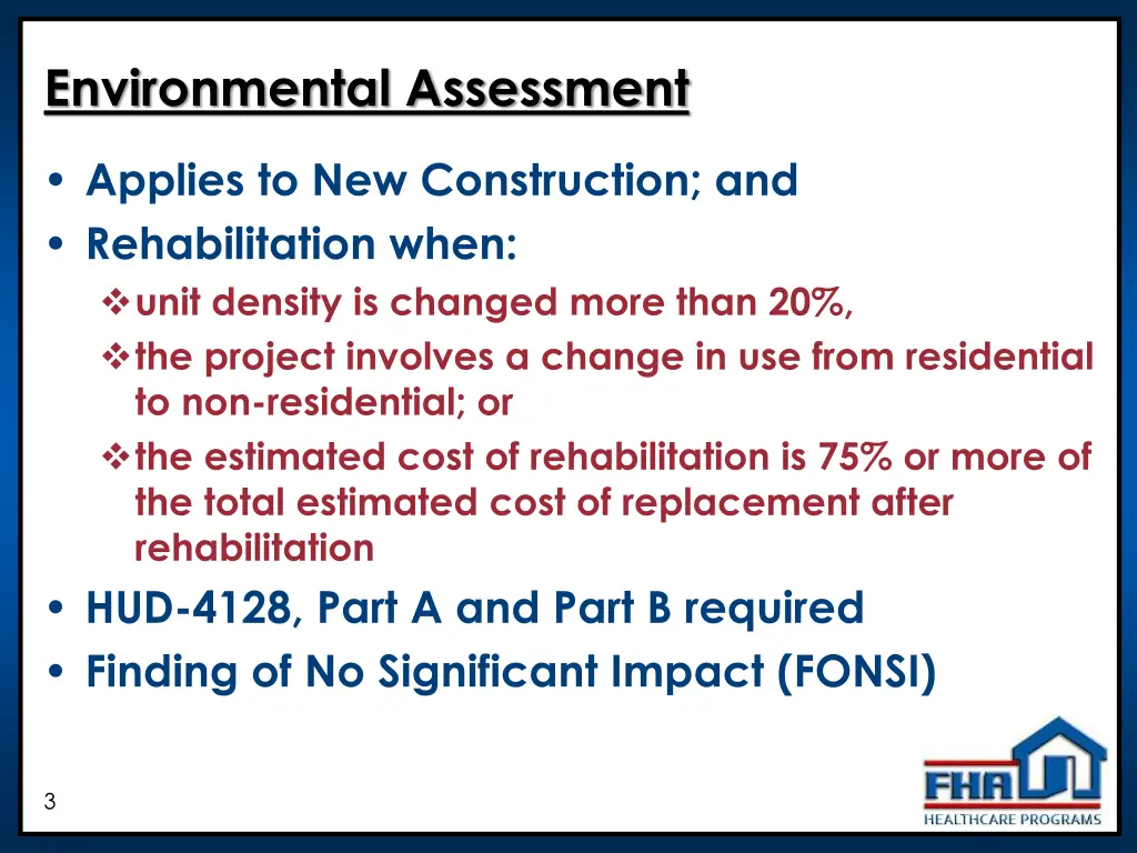 environmental assessment