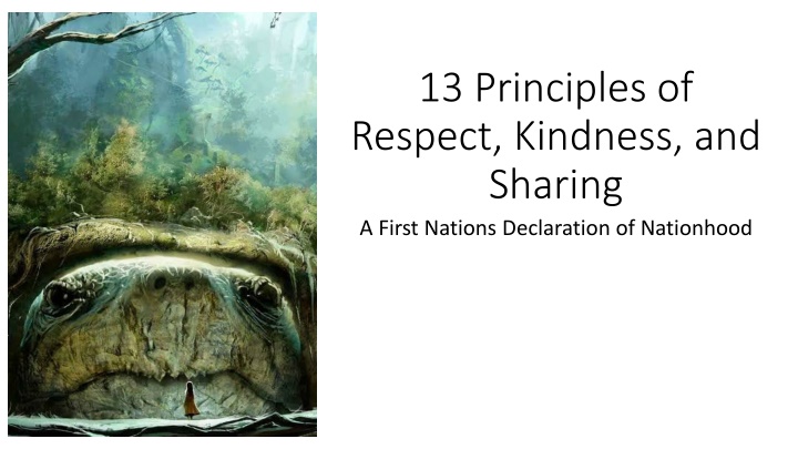 13 principles of respect kindness and sharing