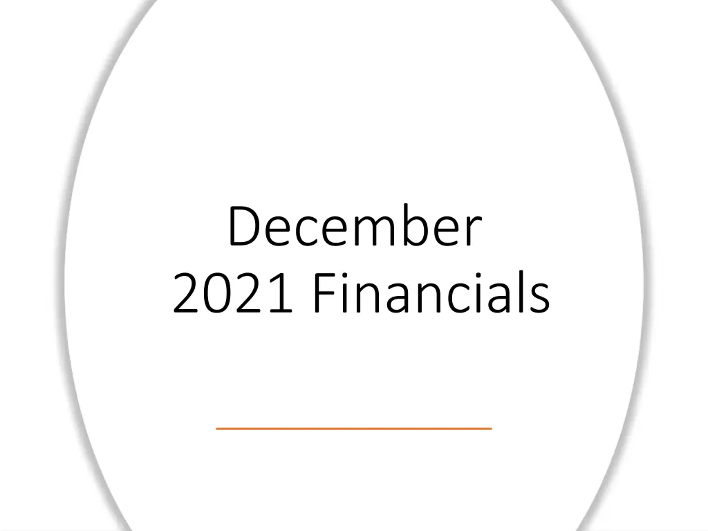 december 2021 financials