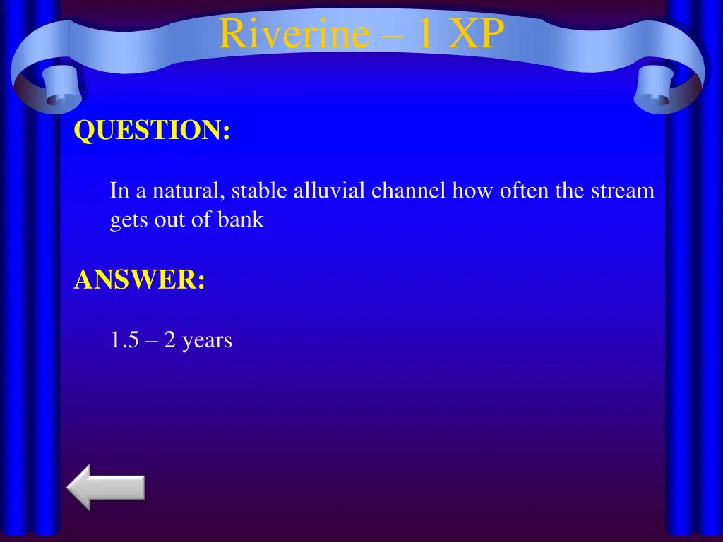 riverine 1 xp