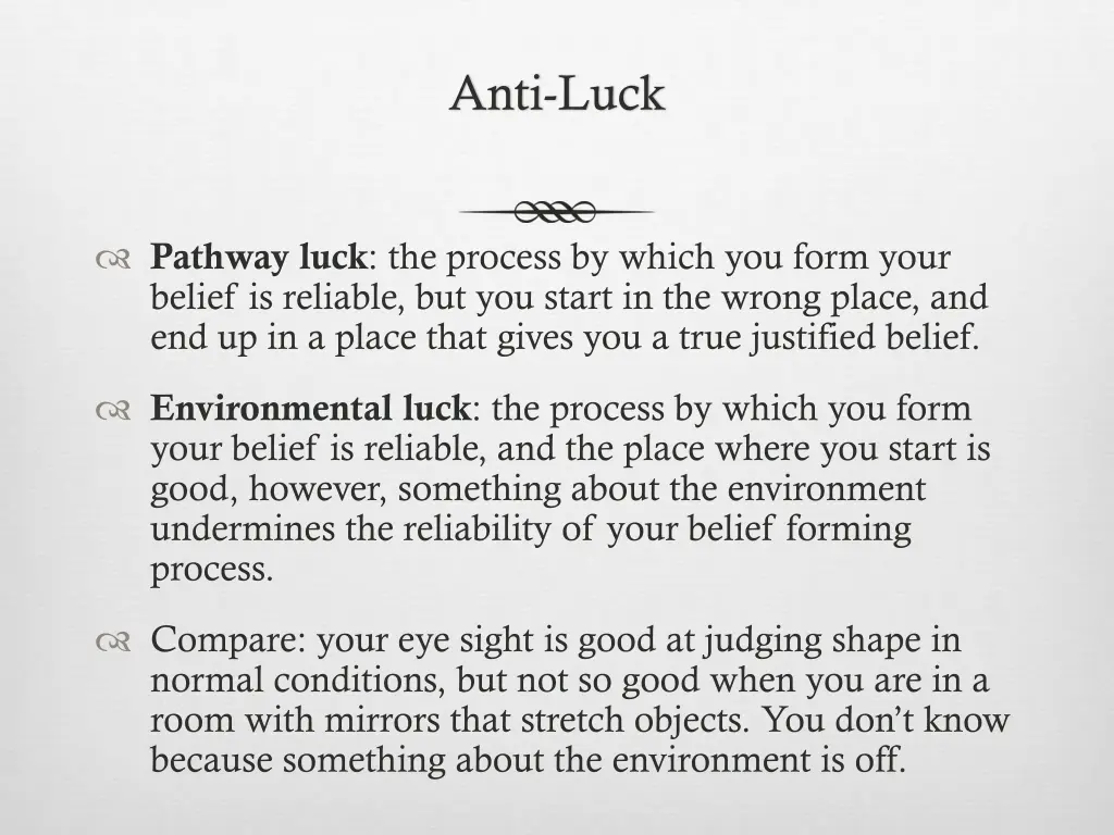 anti luck