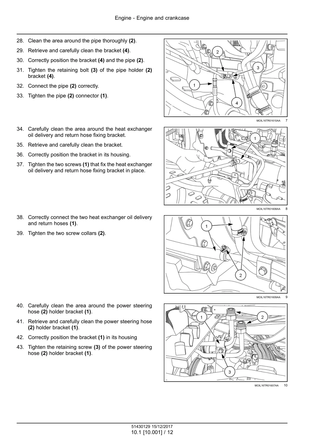 engine engine and crankcase 9