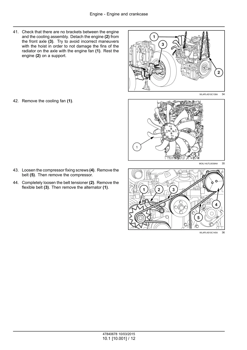 engine engine and crankcase 9