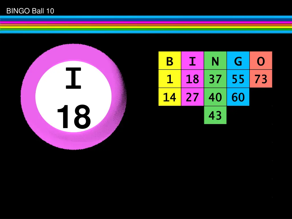 bingo ball 10