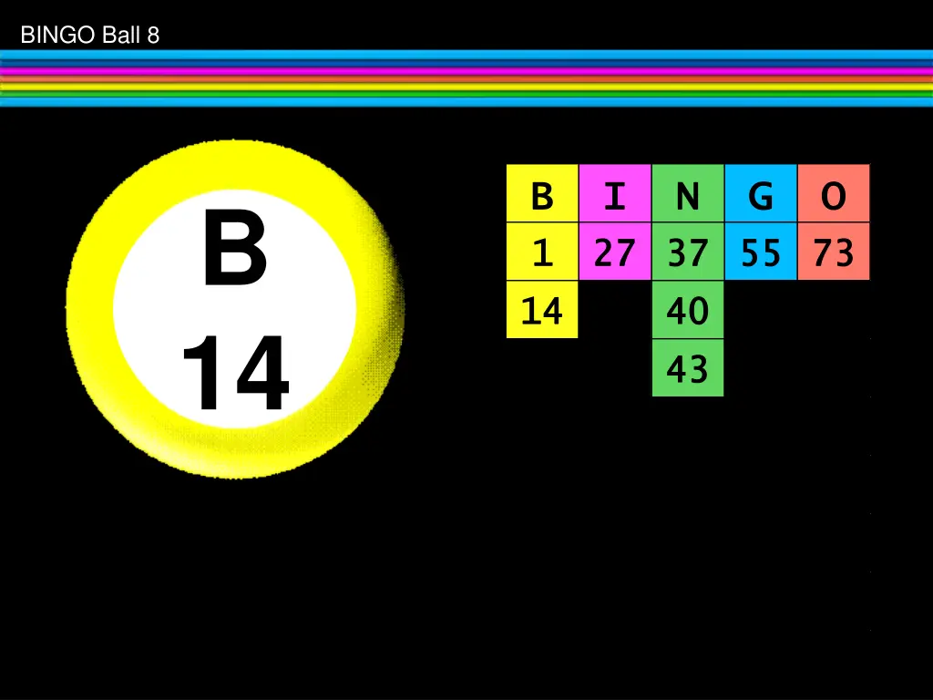 bingo ball 8