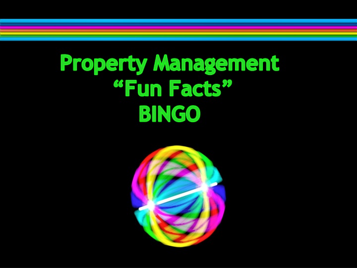 property management fun facts bingo