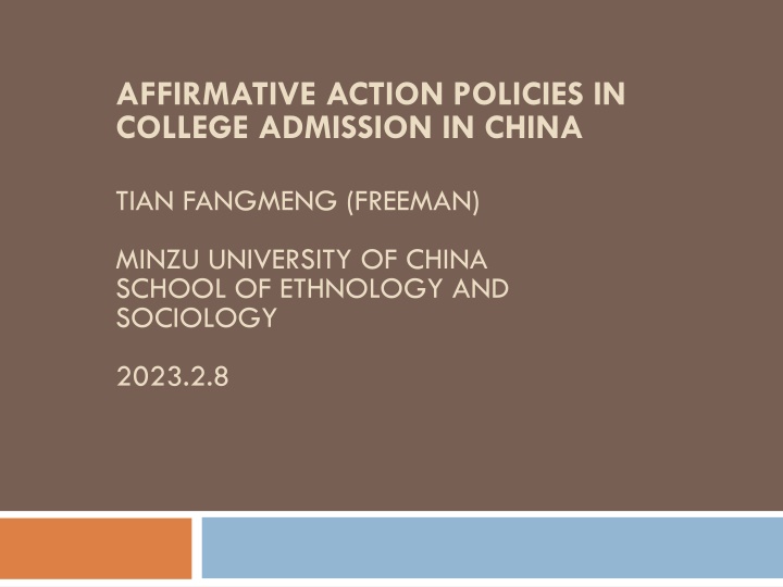 affirmative action policies in college admission