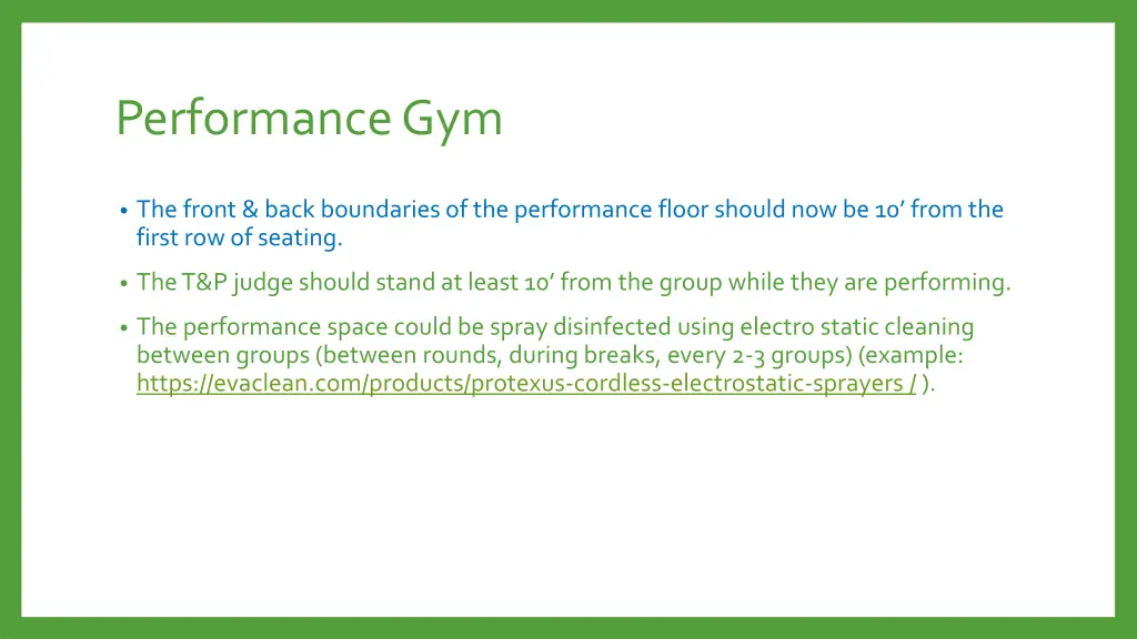 performance gym