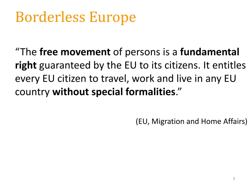 borderless europe