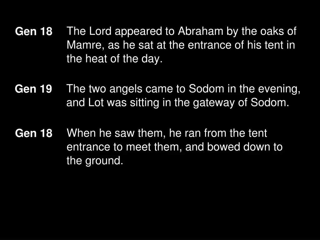 the lord appeared to abraham by the oaks of mamre 2