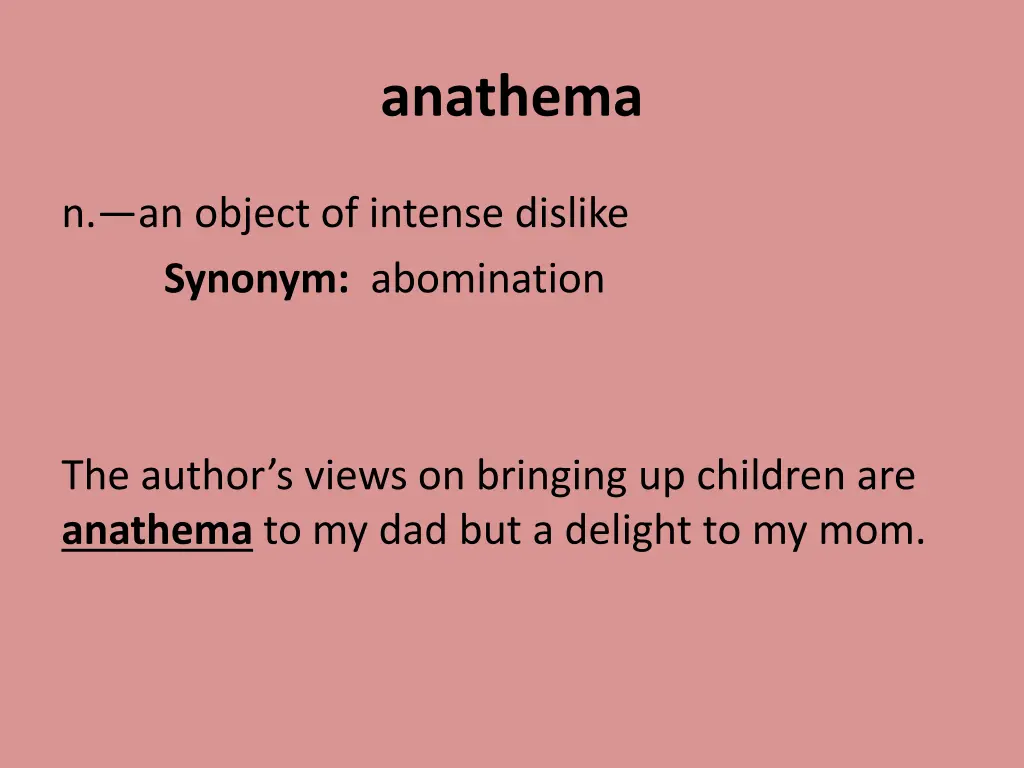 anathema