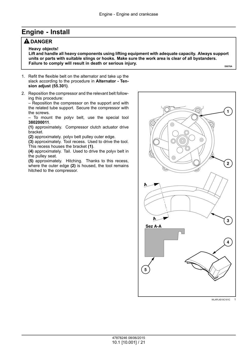 engine engine and crankcase 18