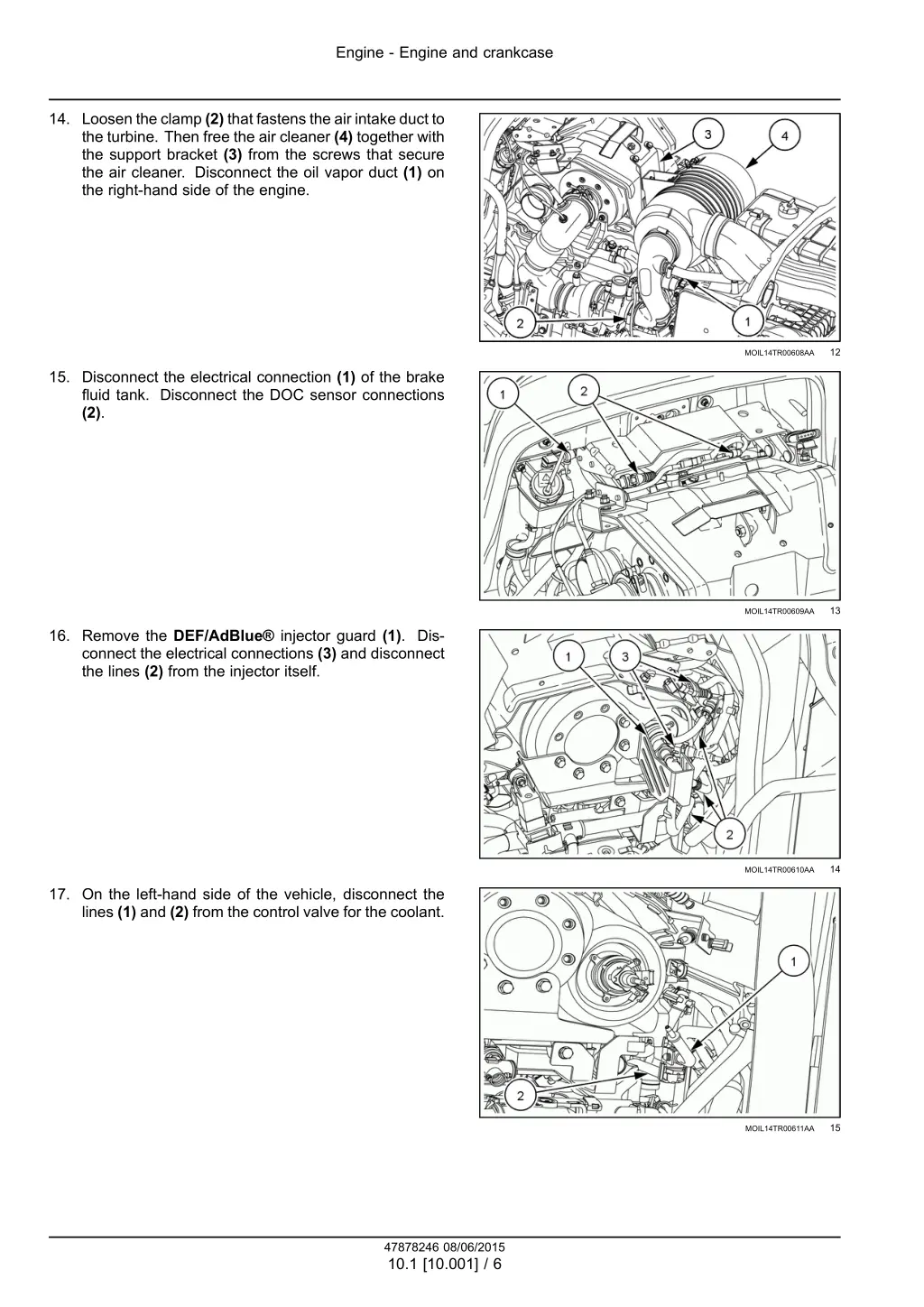 engine engine and crankcase 3