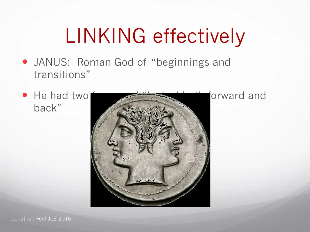 linking effectively