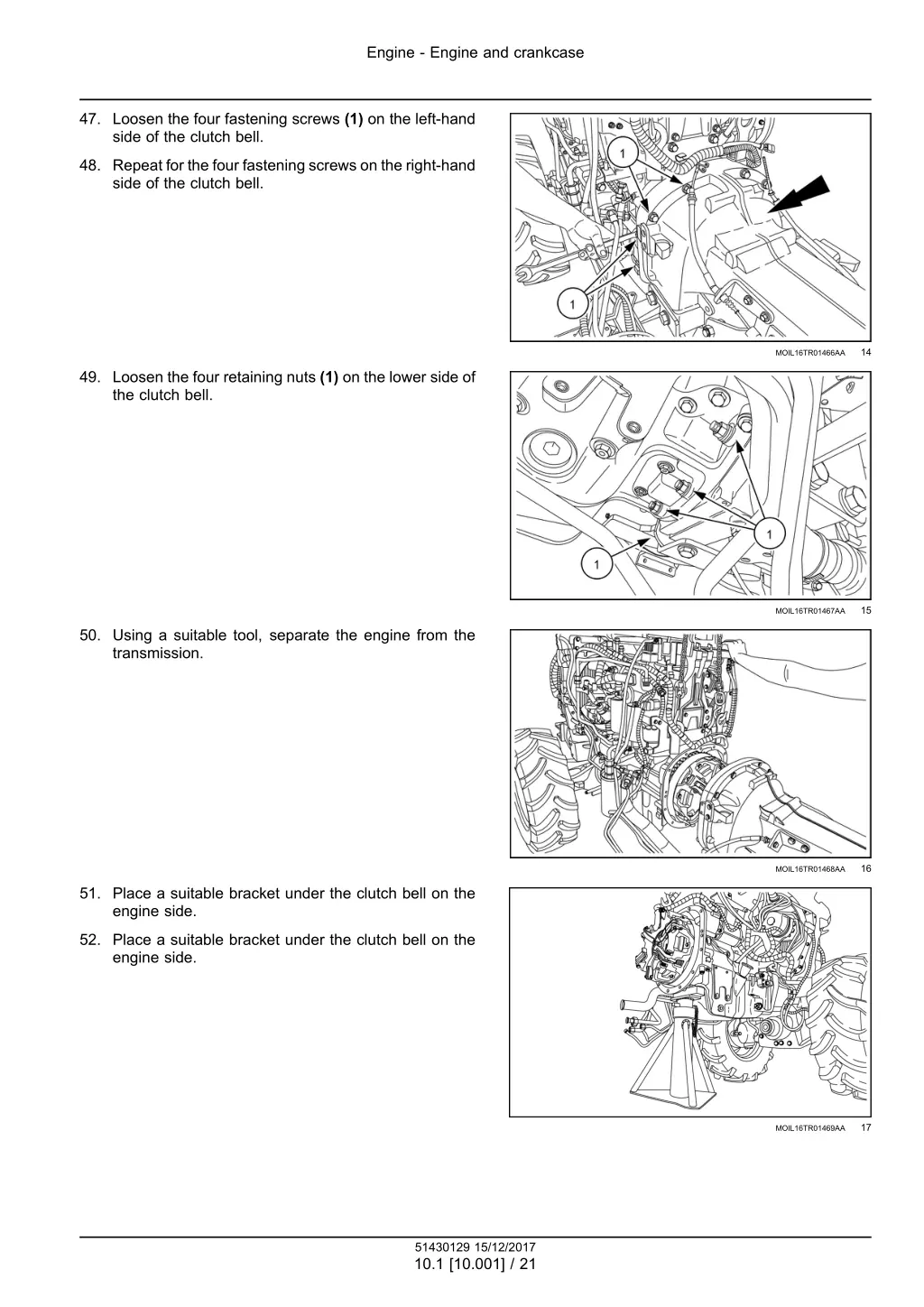 engine engine and crankcase 18