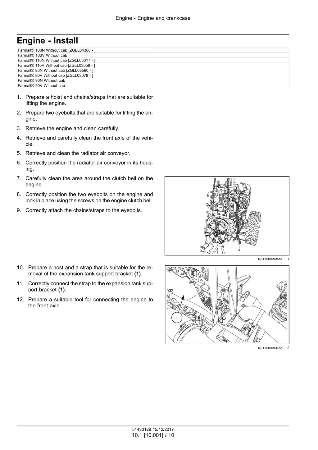 engine engine and crankcase 7