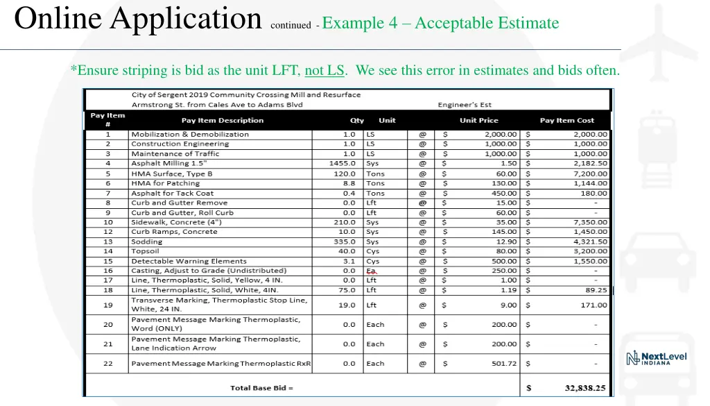 online application continued example 4 acceptable