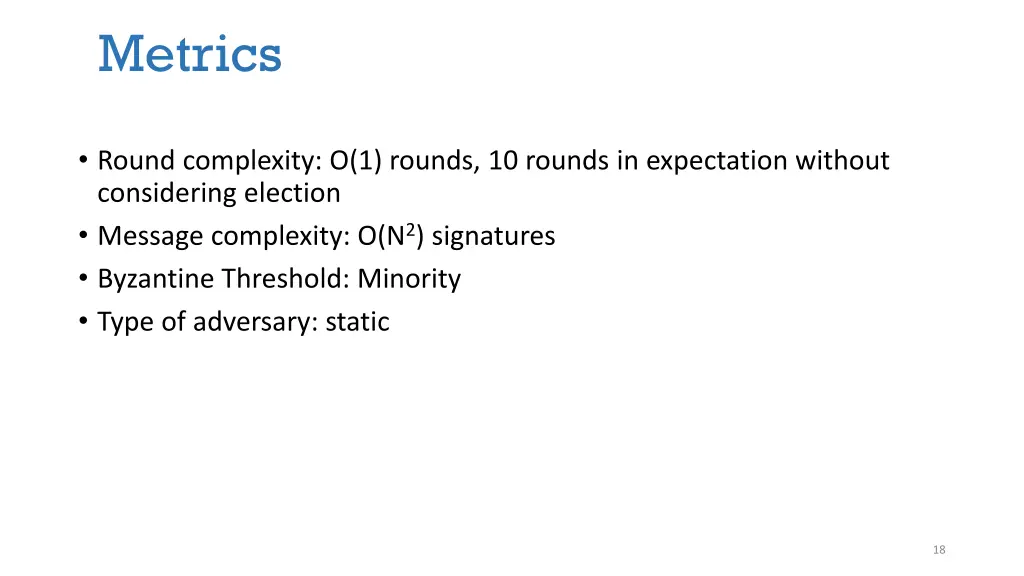 metrics 1