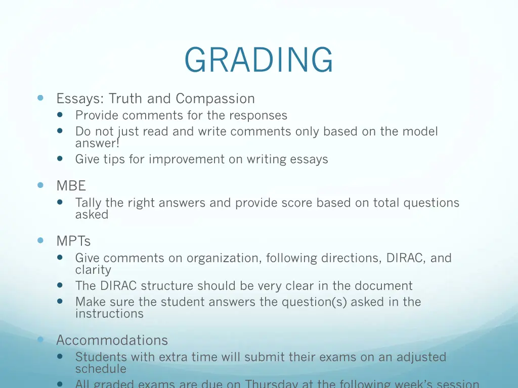 grading 1