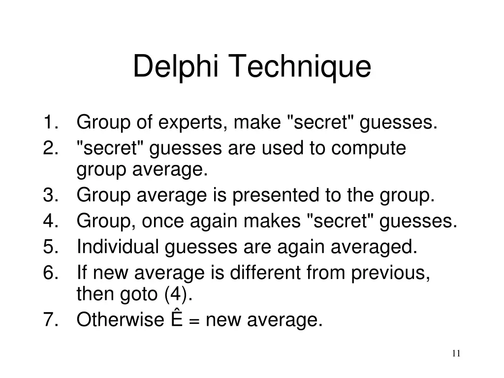 delphi technique