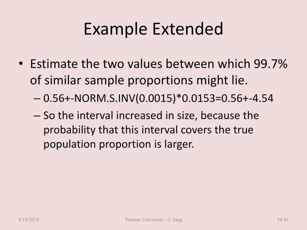 example extended