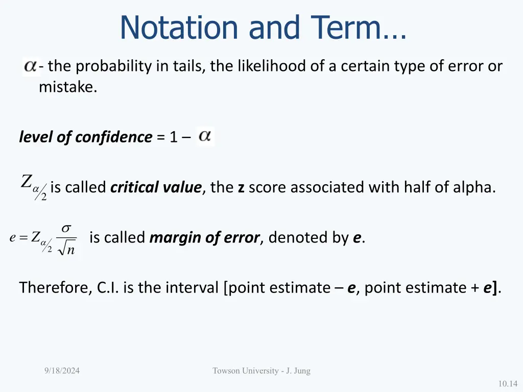 notation and term