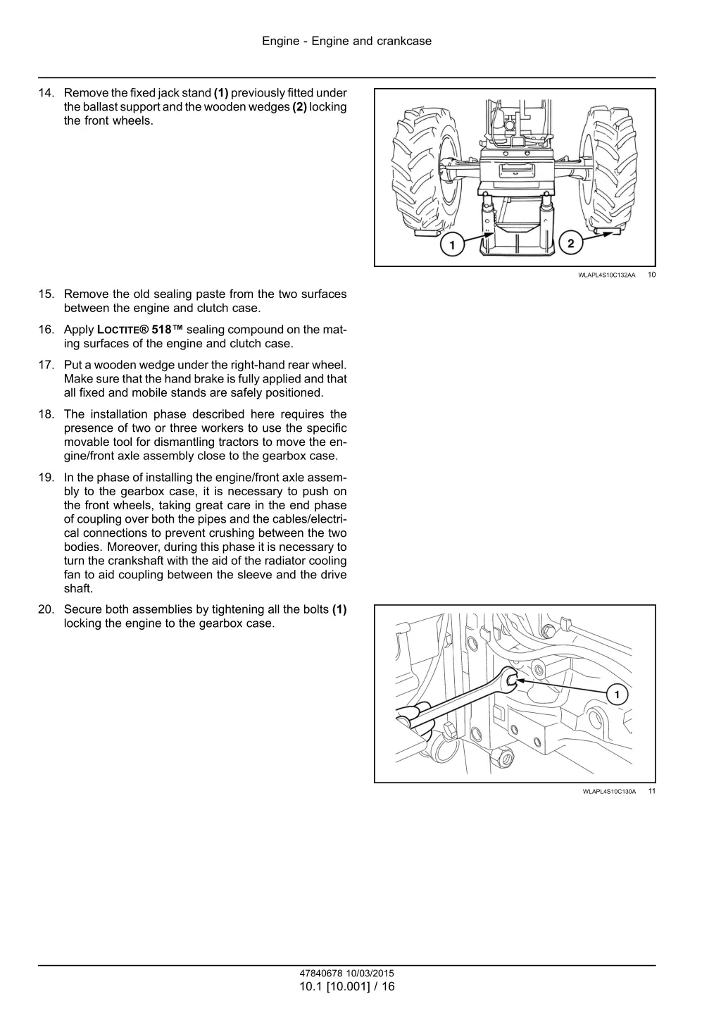 engine engine and crankcase 13