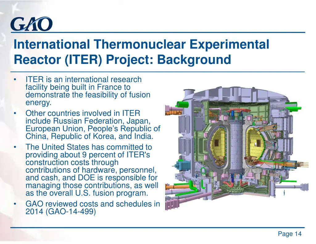 international thermonuclear experimental reactor