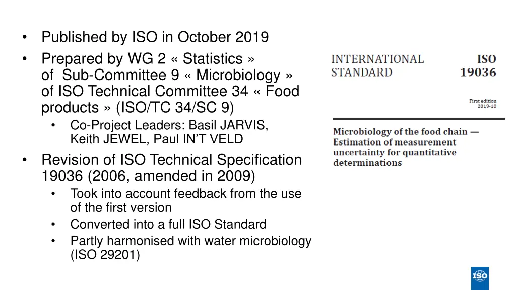 published by iso in october 2019 prepared