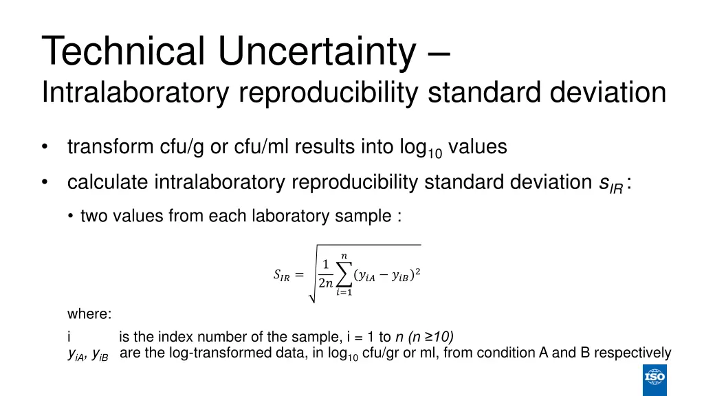 technical uncertainty intralaboratory 2