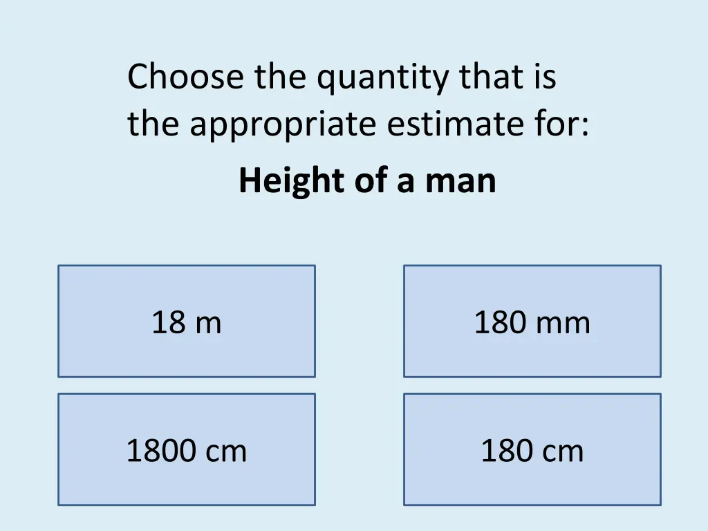 choose the quantity that is the appropriate 14