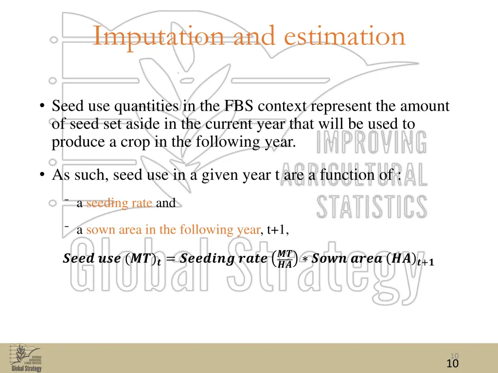 imputation and estimation 1