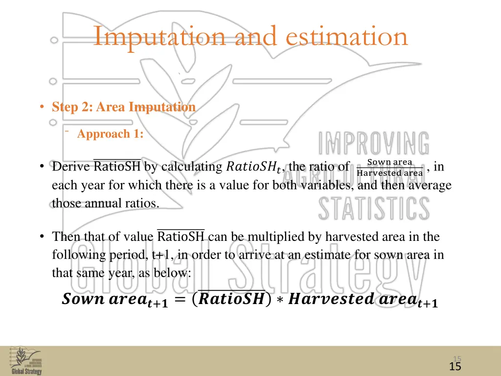 imputation and estimation 6