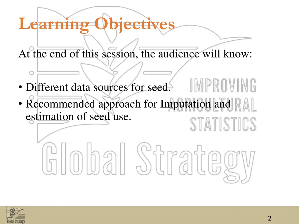 learning objectives