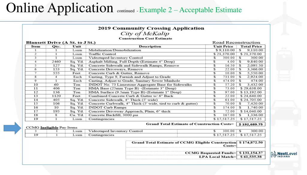 online application continued example 2 acceptable