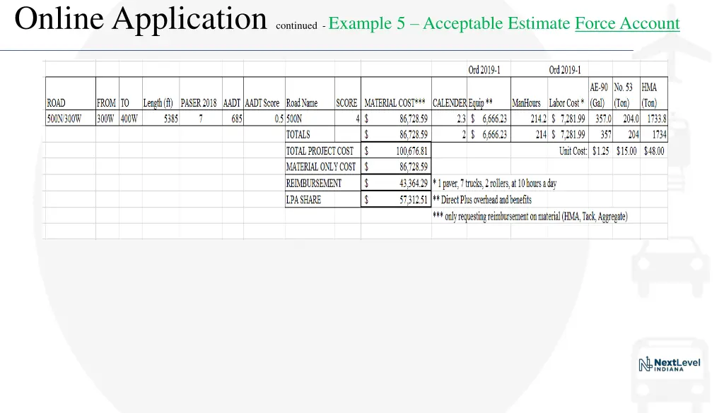 online application continued example 5 acceptable