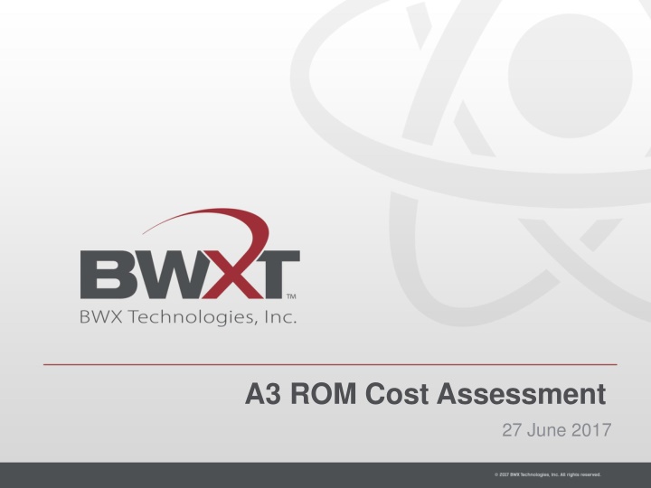 a3 rom cost assessment