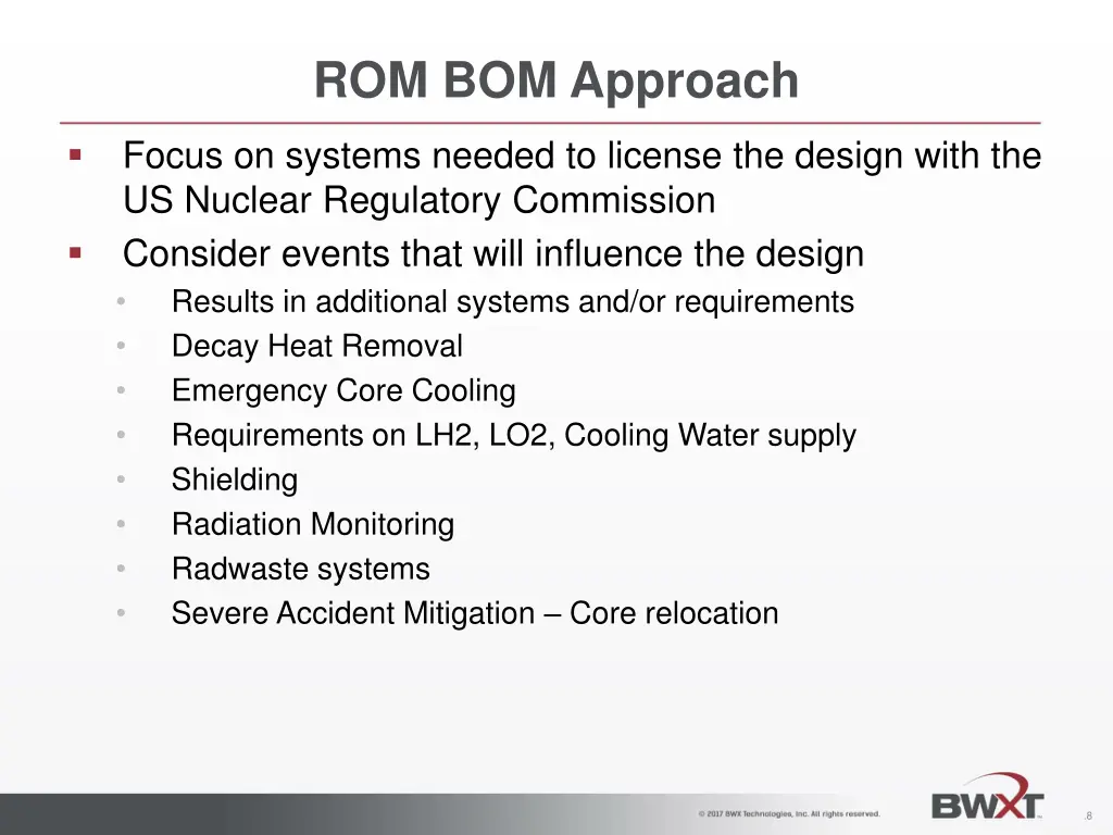 rom bom approach