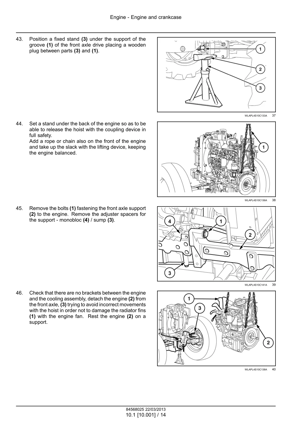 engine engine and crankcase 11