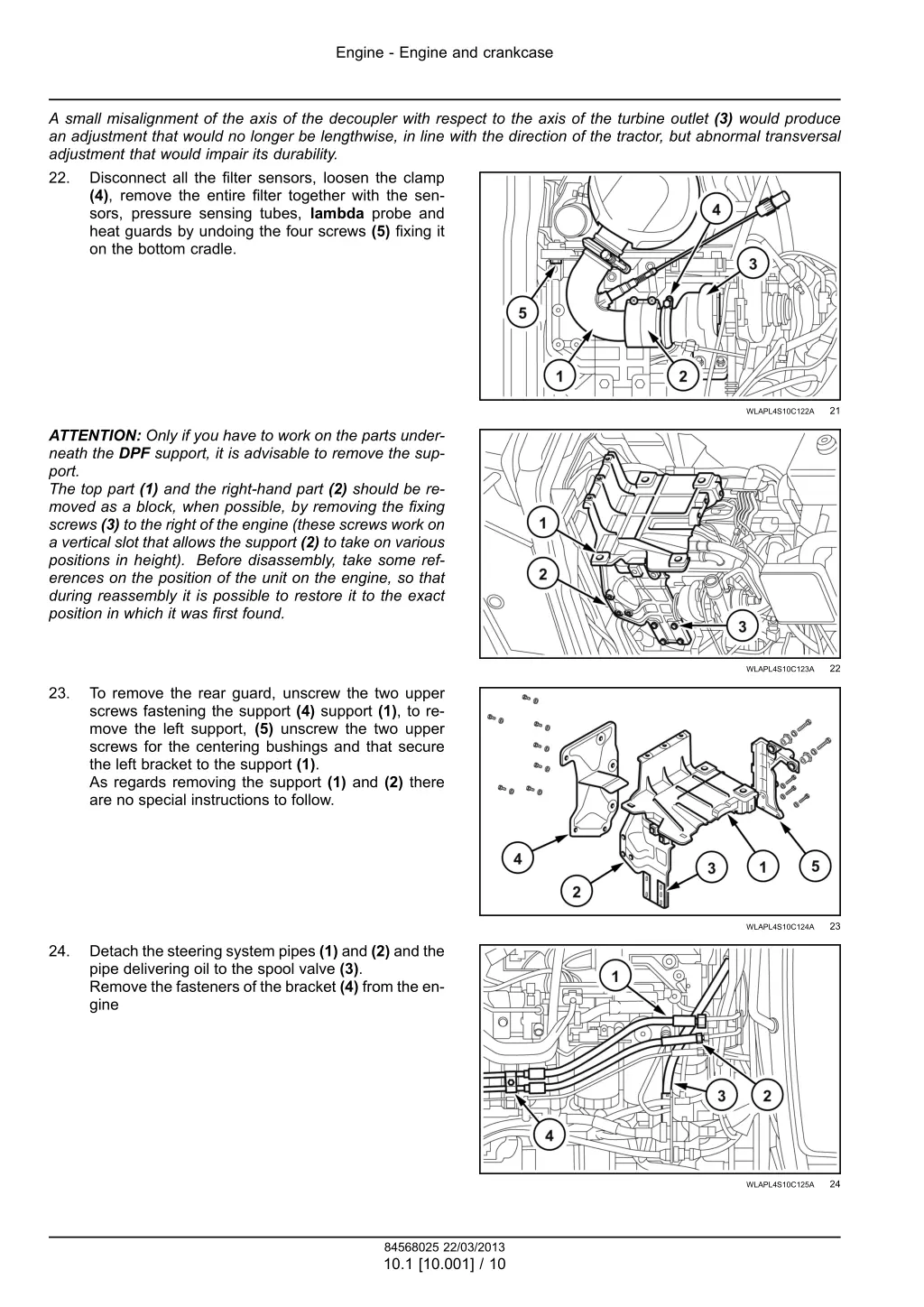 engine engine and crankcase 7