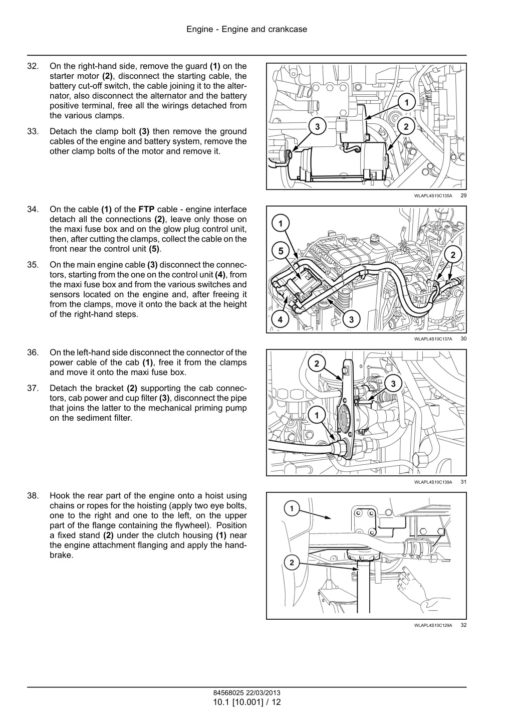 engine engine and crankcase 9