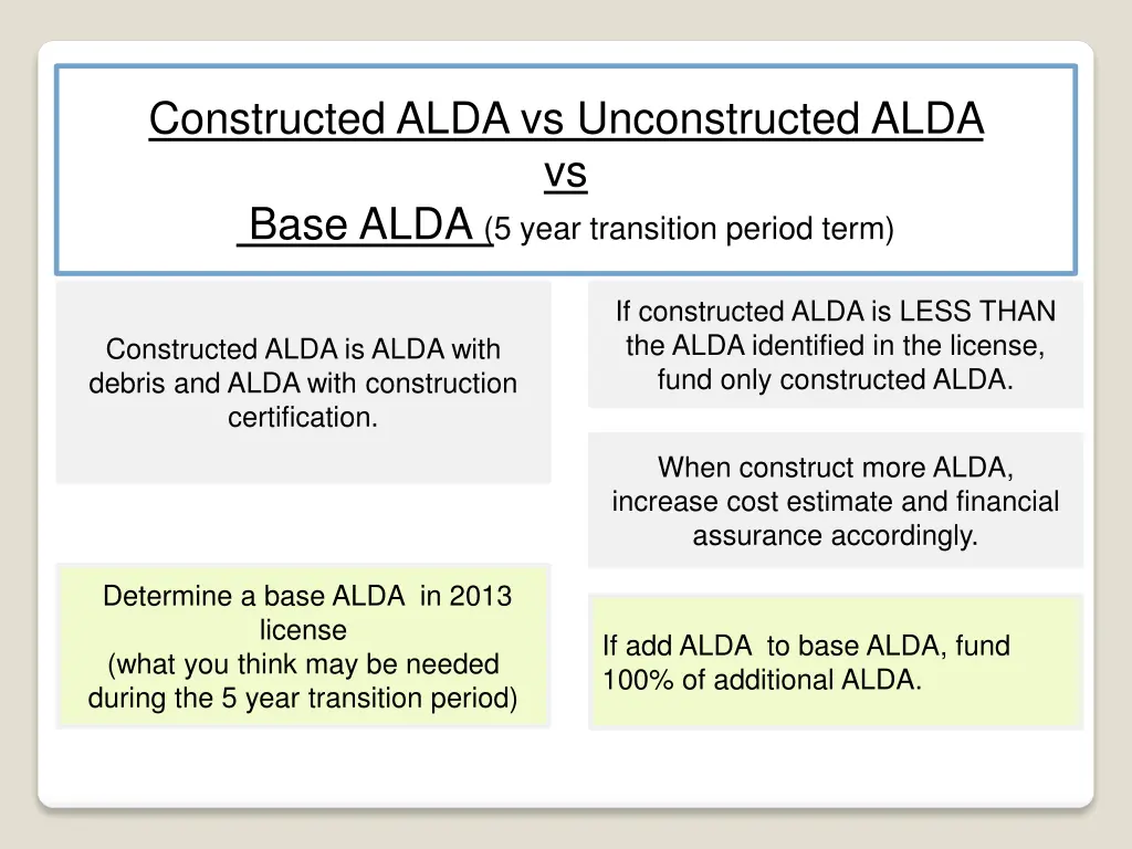 constructed alda vs unconstructed alda vs base