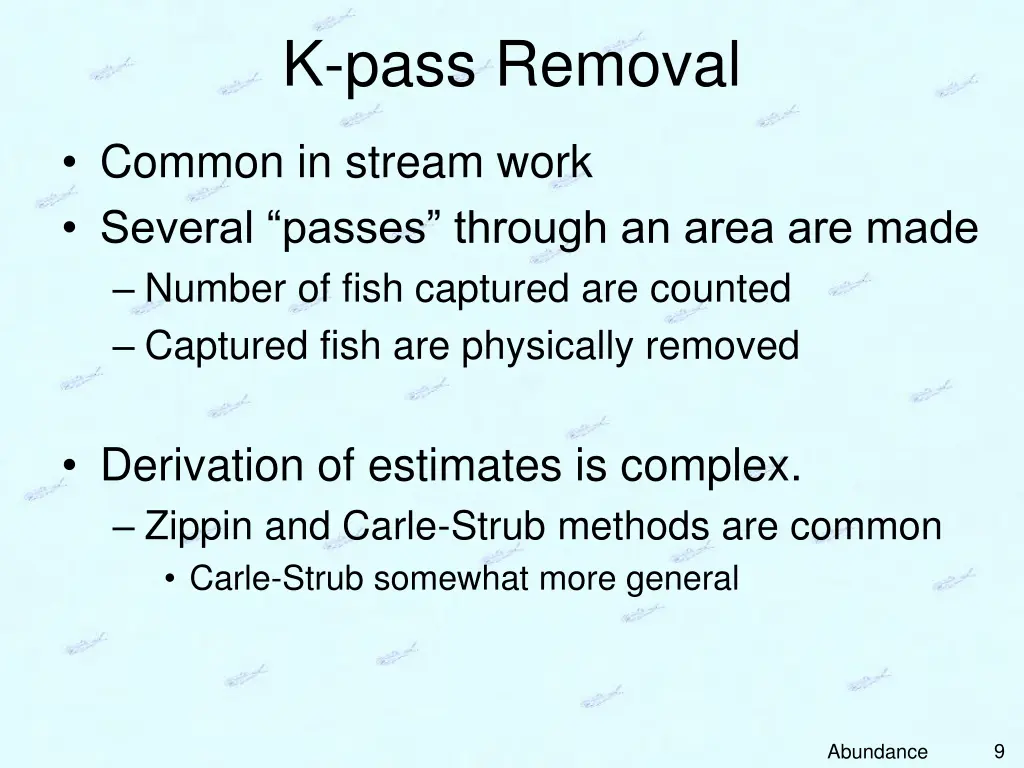 k pass removal