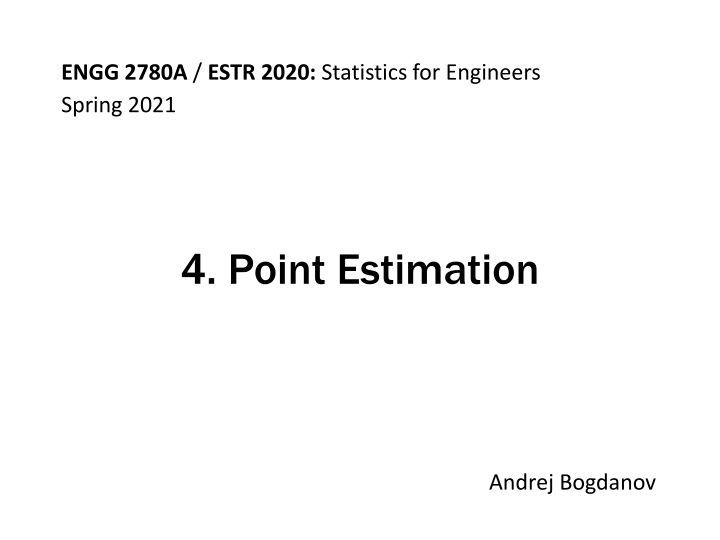 engg 2780a estr 2020 statistics for engineers