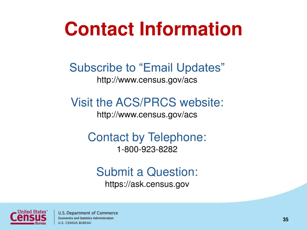 contact information