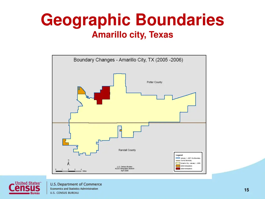 geographic boundaries amarillo city texas