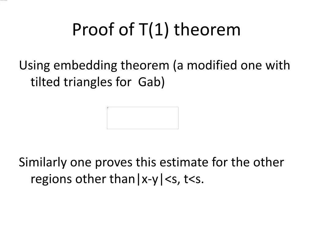 proof of t 1 theorem 3