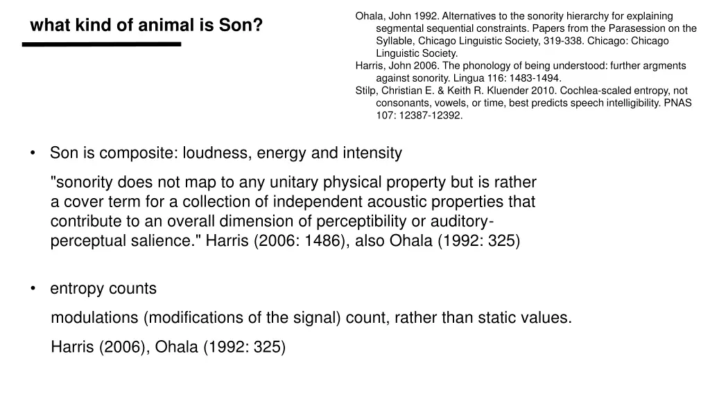 ohala john 1992 alternatives to the sonority