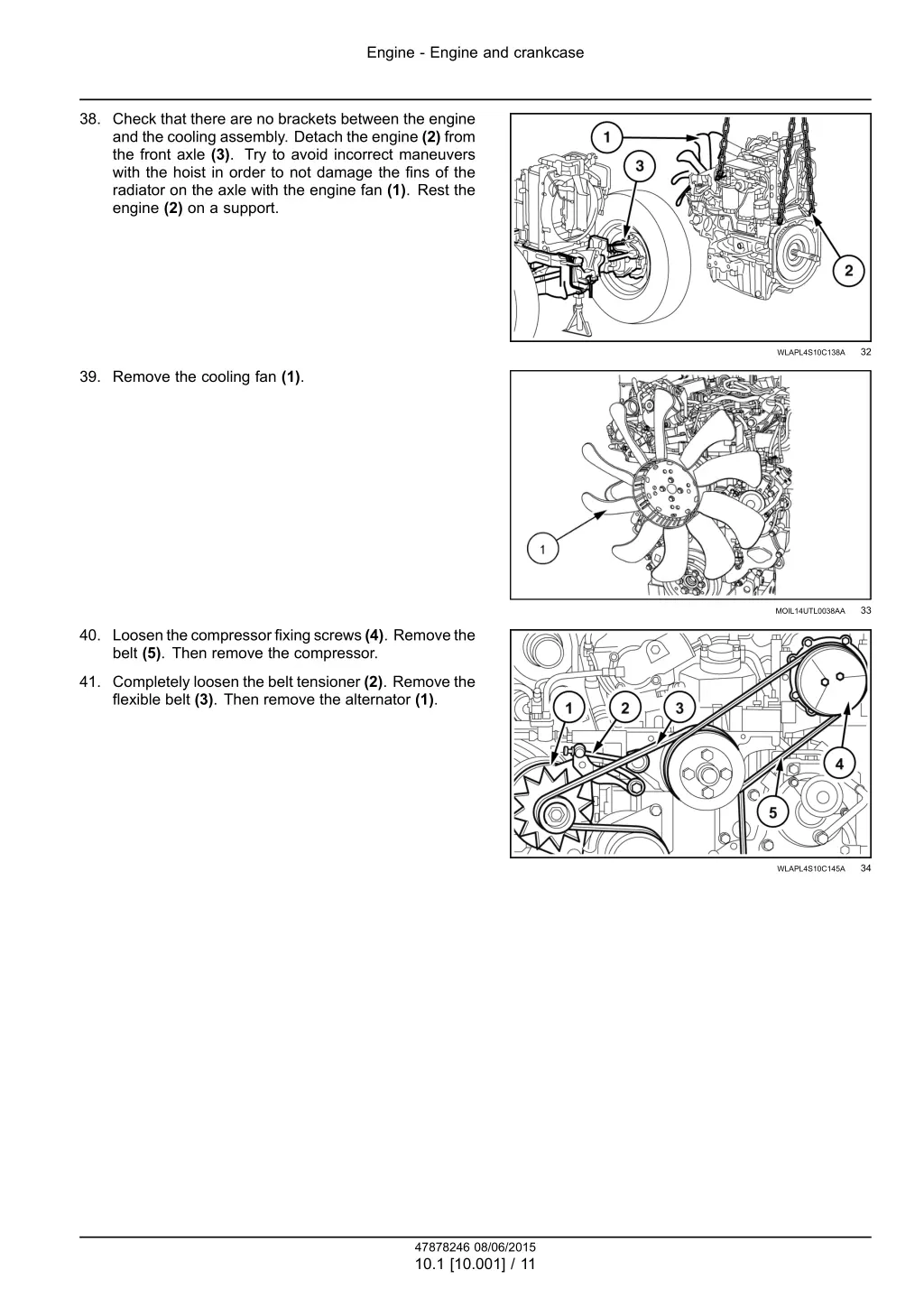 engine engine and crankcase 8